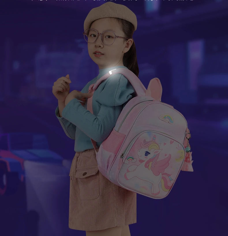 CARTABLE MATERNELLE FILLE | Sac-Licorne™ pour petite écolière