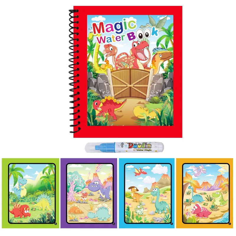 COLORIAGE MAGIQUE| Peinture Magique™ à l'eau reutilisable-Jeu Calme & autonome 2-8ans