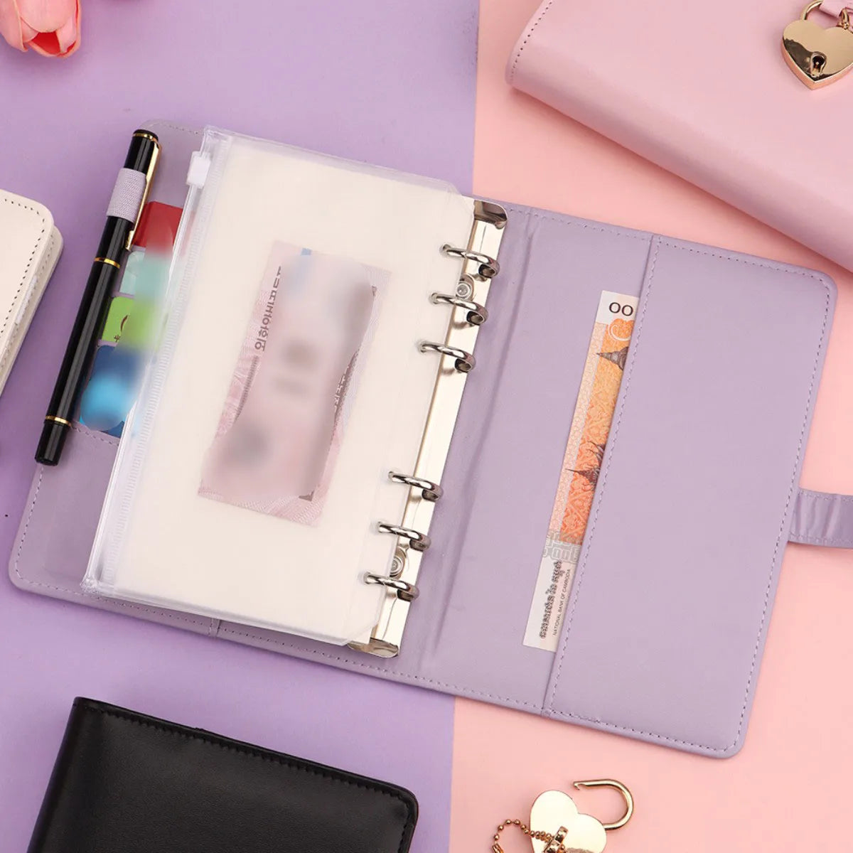JOURNAL INTIME |Secrets-Sous-Clé™ cahier à anneaux d'organisation personnelle