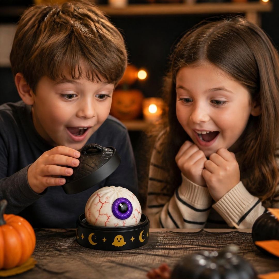 squishy  Halloween Dumpling SURPRISE jouet anti stresse moelleux  oeil  