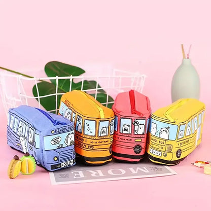 TROUSSE CRAYON |Bubus™ La trousse autobus scolaire mignonne et pratique