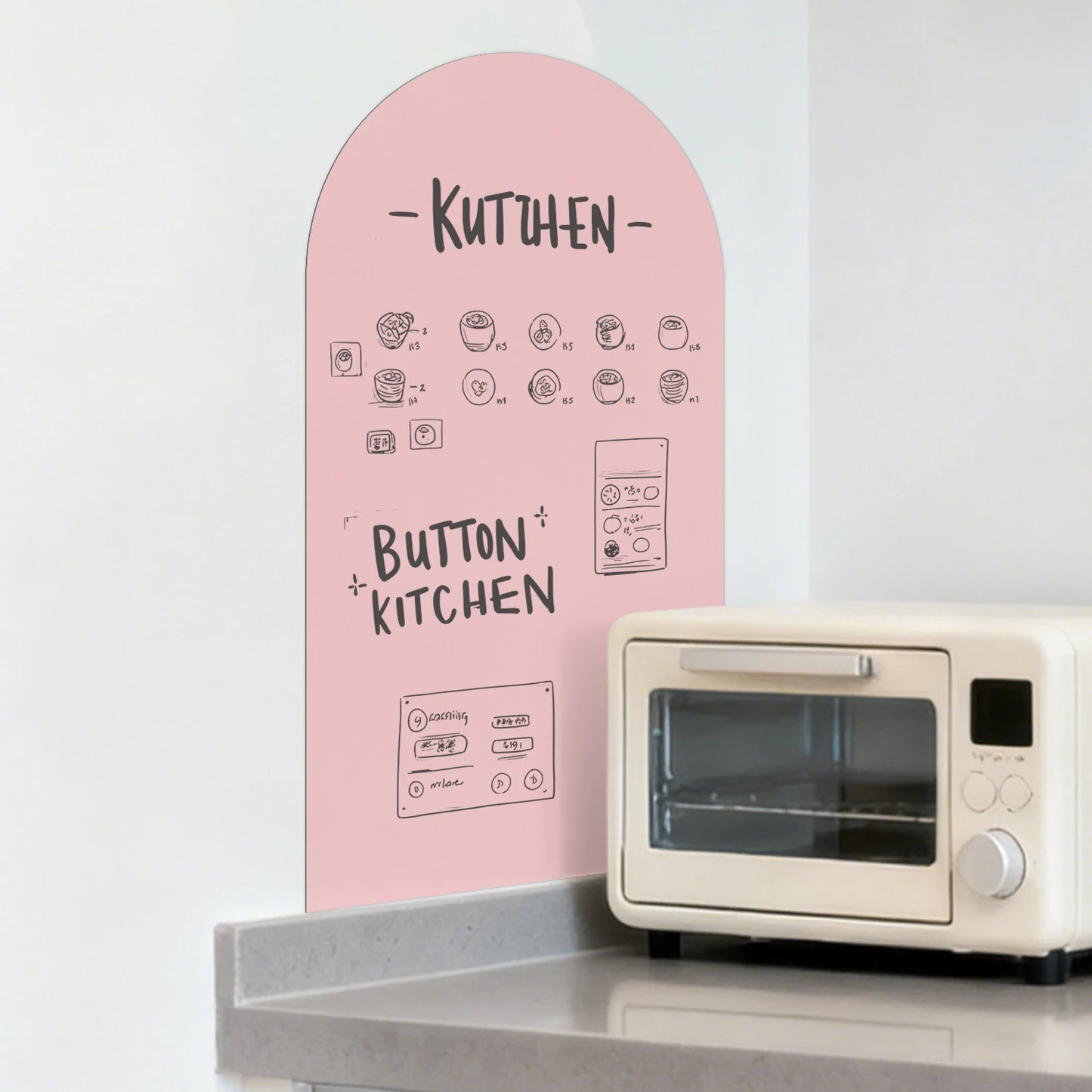 STICKERS MURAUX CHAMBRE | Le tableau enfant magnétique: Sticker-Board™