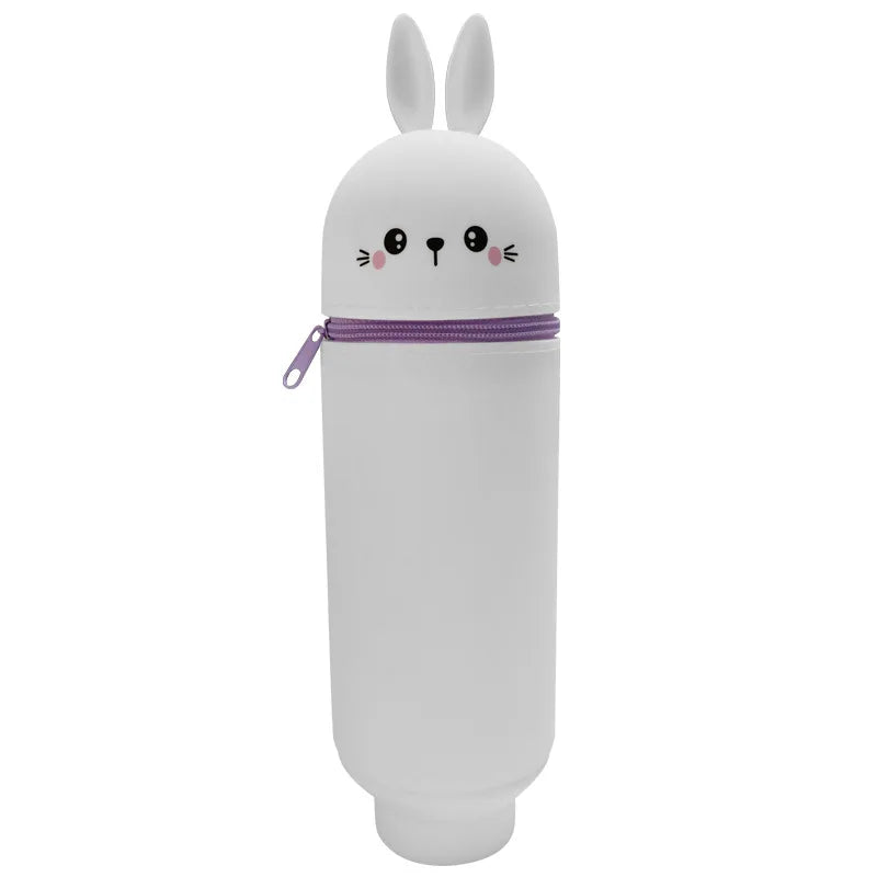 Animal standing pencil case, pen holder suitable for students, school, office, back-to-school gifts