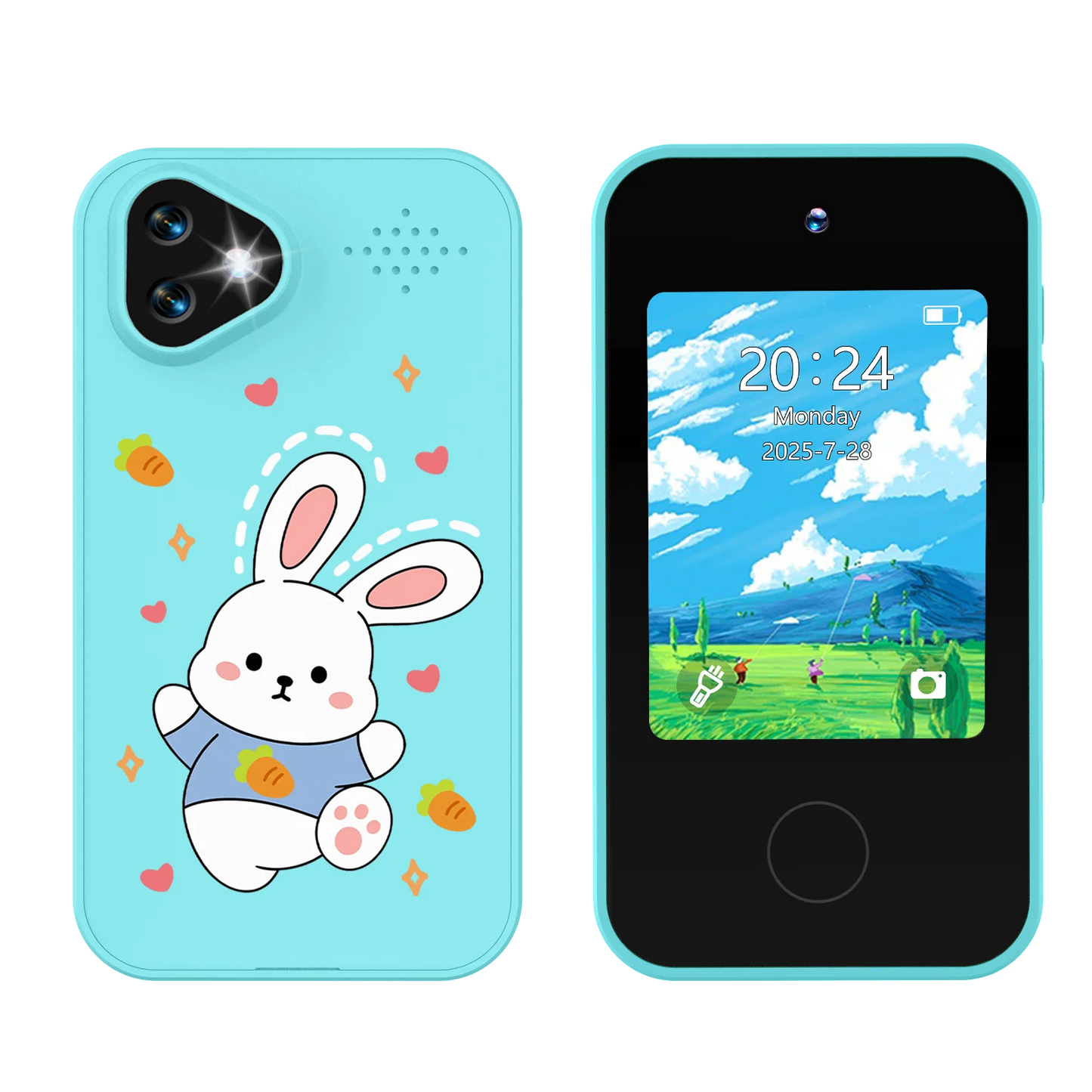 SMARTPHONE ENFANT|Jouet Éducatif sécuritaire sans Internet- Selfie-Phone™