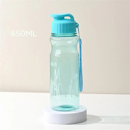 Bouteille d'eau en plastique- Transparente MULTICOLORE,Sport,  pour l'extérieur, 550ml, cadeau