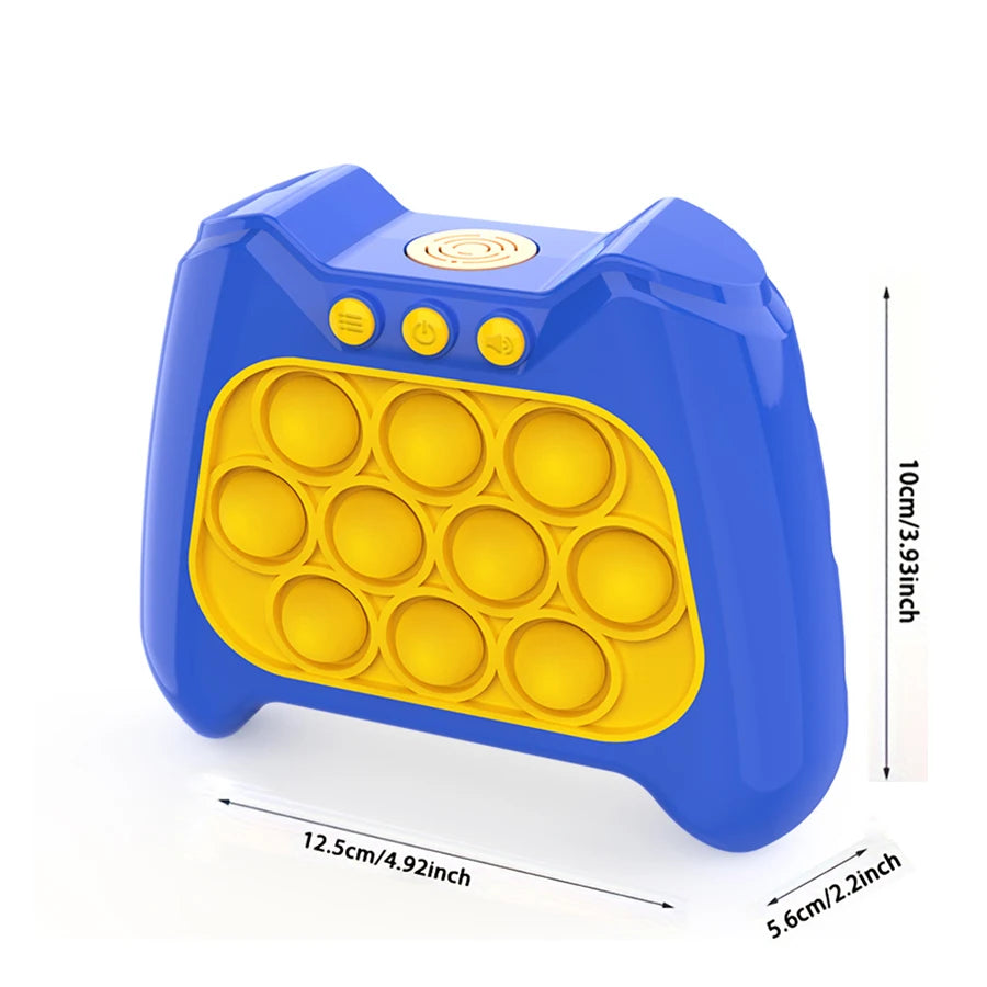 Jeu de bulles Pop Light Fidget|jeu de bulles à poussée rapide, jouets portables à poignée,