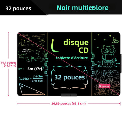 32/28/20/16 Inch Electronic Drawing Board USB Rechargeable LCD Writing Tablet Drawing Painting Educational Learning Toy for Kids