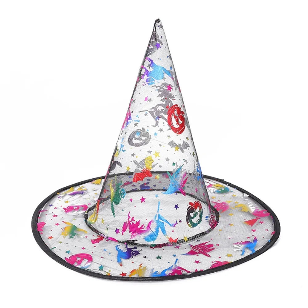 Chapeau de Sorcière en Gaze pour Halloween| Déguisement et décoration🧙🎩