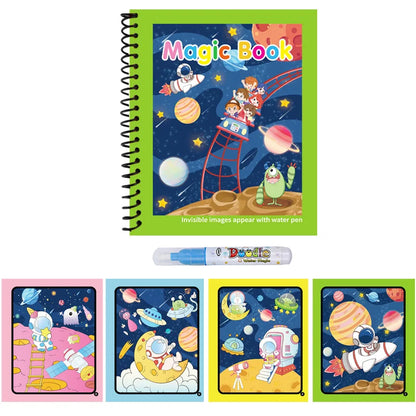 COLORIAGE MAGIQUE| Peinture Magique™ à l'eau reutilisable-Jeu Calme & autonome 2-8ans