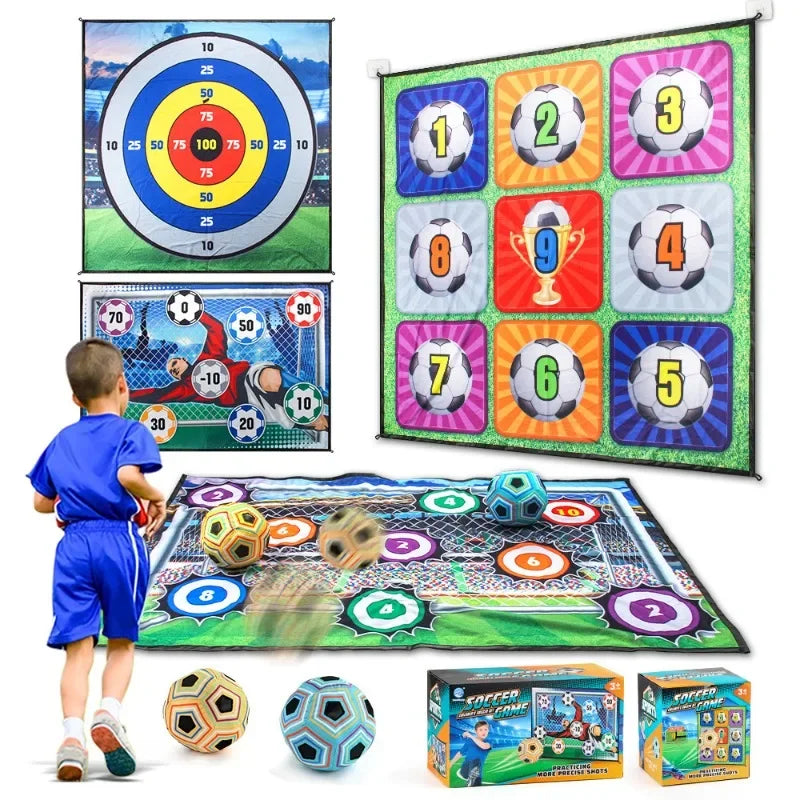 Jeu d'Adresse Football | Tapis de Tir Enfant – Intérieur & Extérieur