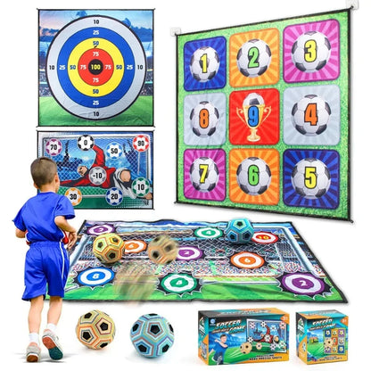 Jeu d'Adresse Football | Tapis de Tir Enfant – Intérieur & Extérieur