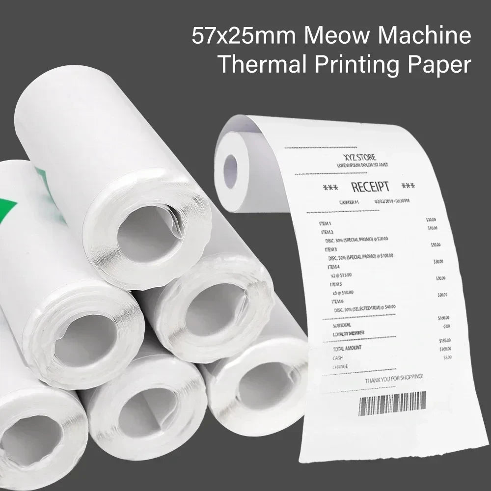 ROULEAUX DE PAPIER POUR IMPRESSION THERMAL| 3 Options