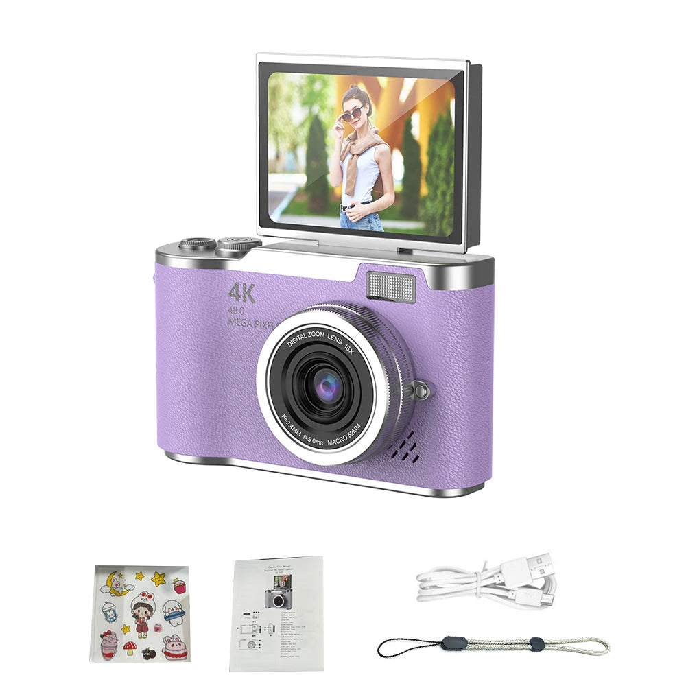 APPAREIL PHOTO COMPACT 4K |Caméra familiale tout âge Zoom-Compact™