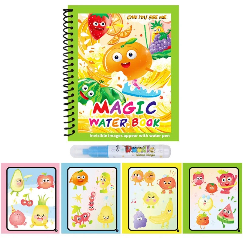 COLORIAGE MAGIQUE| Peinture Magique™ à l'eau reutilisable-Jeu Calme & autonome 2-8ans