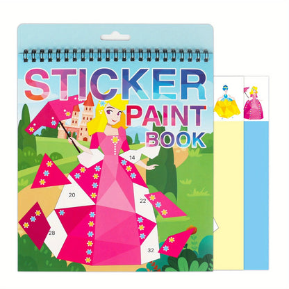 COLORIAGE MAGIQUE MATERNELLE| stickers numérotés`-Stickers-Puzzle 3-7ans