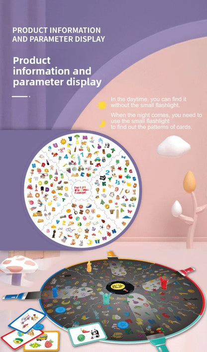 L'intelligence des enfants Find It Out petites lampes de poche trouver des jeux de table jeux d'entraînement interactifs Parent-enfant jouets