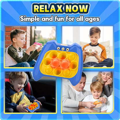 Jeu de bulles Pop Light Fidget|jeu de bulles à poussée rapide, jouets portables à poignée,