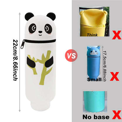 Animal standing pencil case, pen holder suitable for students, school, office, back-to-school gifts