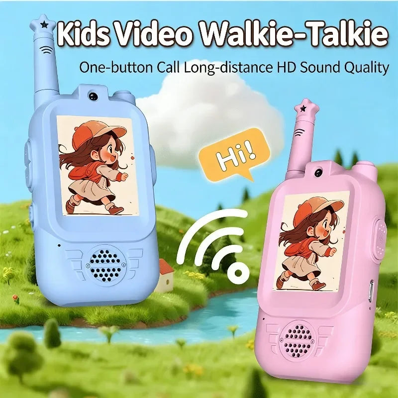 TALKIE WALKIE ENFANT| Radio vidéo bidirectionnelle face à face™-3 à 12 ans