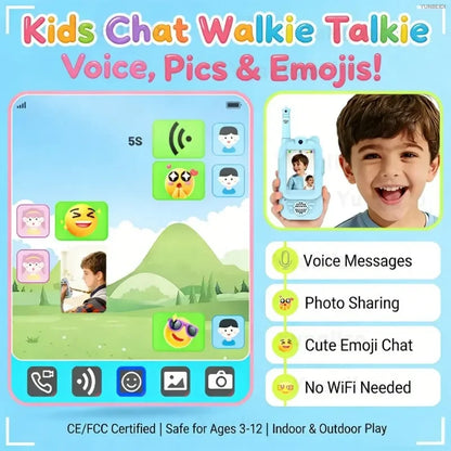 TALKIE WALKIE ENFANT| Radio vidéo bidirectionnelle face à face™-3 à 12 ans