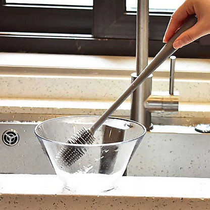 Brosse à bouteilles en Silicone,ou Brosse amovible votre choix