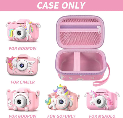 (Case only) Kids Camera Case for Goopow/for Mgaolo/for CIMELR/for Seckton/for OZMI/for Dylanto Digital Camera Toys