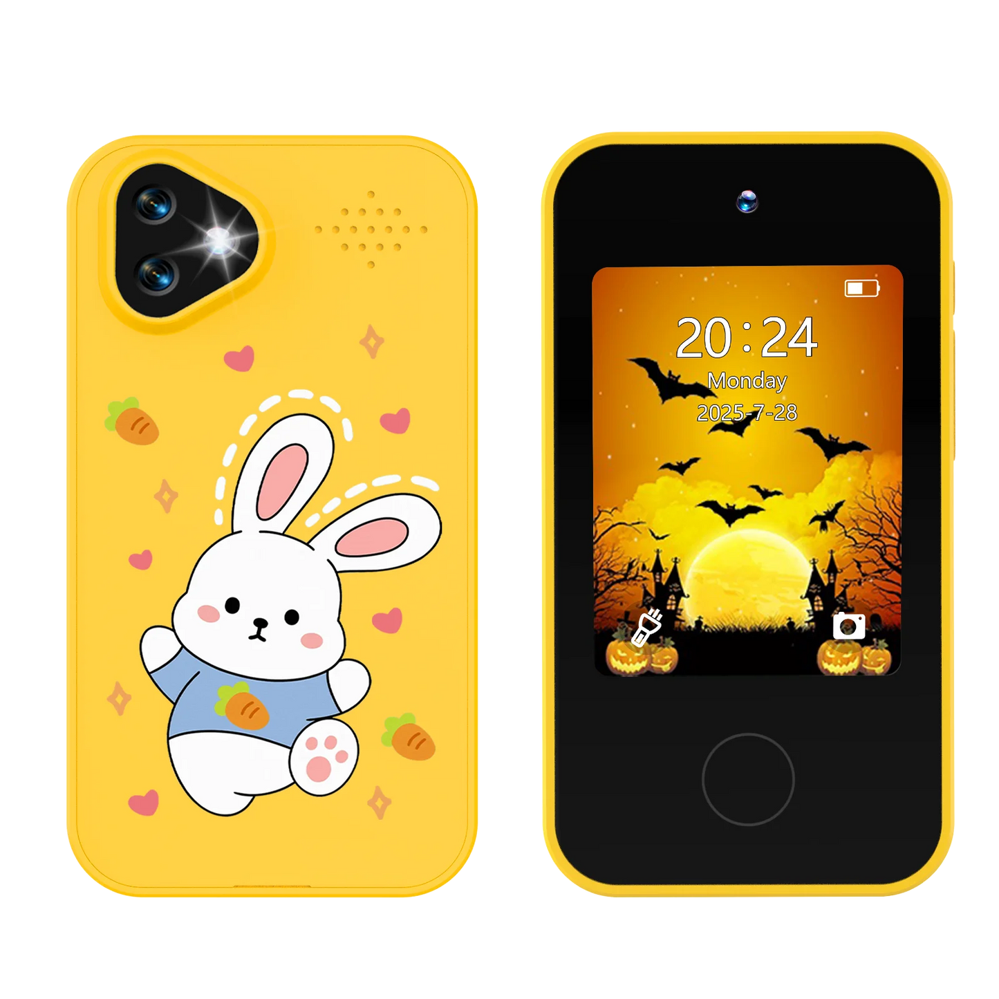 SMARTPHONE ENFANT|Jouet Éducatif sécuritaire sans Internet- Selfie-Phone™
