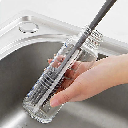 Brosse à bouteilles en Silicone,ou Brosse amovible votre choix