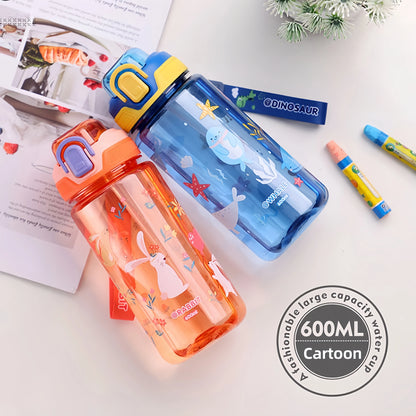 GOURDE ENFANT| Paille en sillicone, sans fuite le gourde POP™