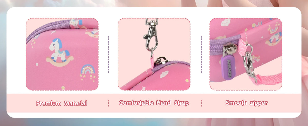 (Case only) Kids Camera Case for Goopow/for Mgaolo/for CIMELR/for Seckton/for OZMI/for Dylanto Digital Camera Toys