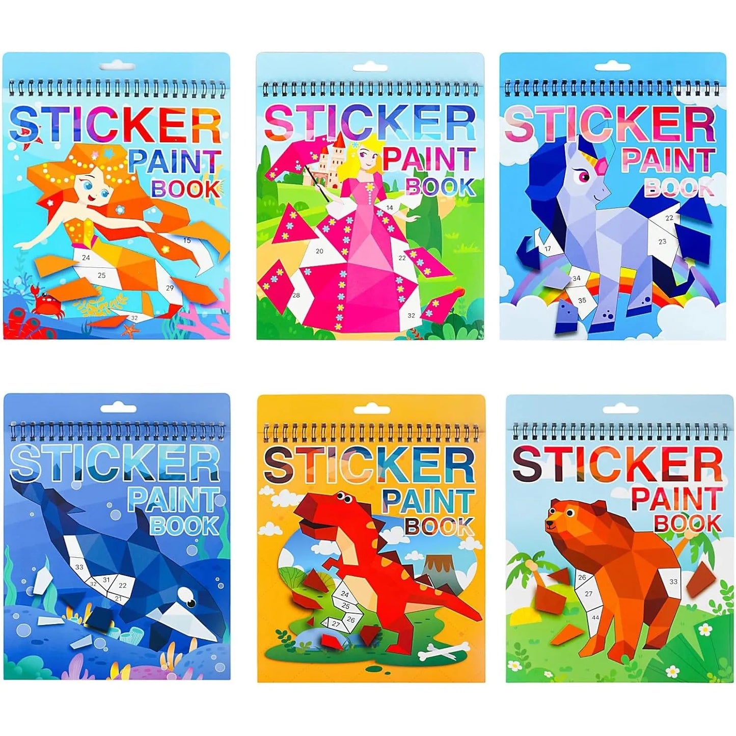 COLORIAGE MAGIQUE MATERNELLE| stickers numérotés`-Stickers-Puzzle 3-7ans