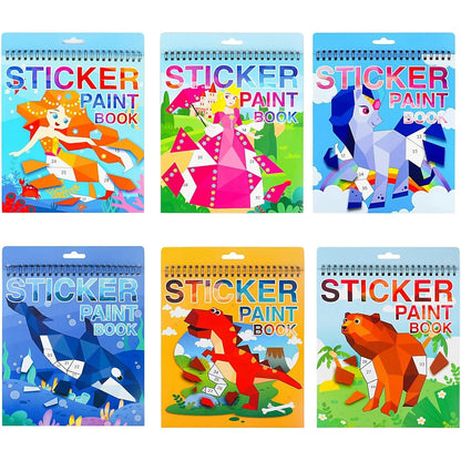 COLORIAGE MAGIQUE MATERNELLE| stickers numérotés`-Stickers-Puzzle 3-7ans