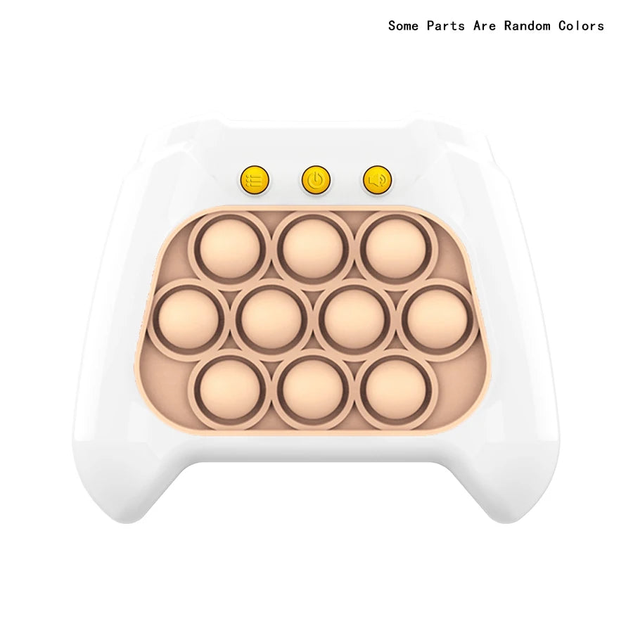 Jeu de bulles Pop Light Fidget|jeu de bulles à poussée rapide, jouets portables à poignée,