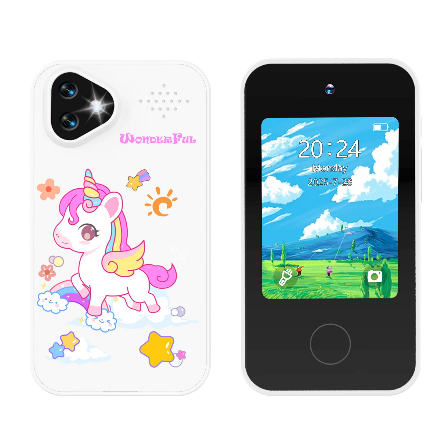 SMARTPHONE ENFANT|Jouet Éducatif sécuritaire sans Internet- Selfie-Phone™