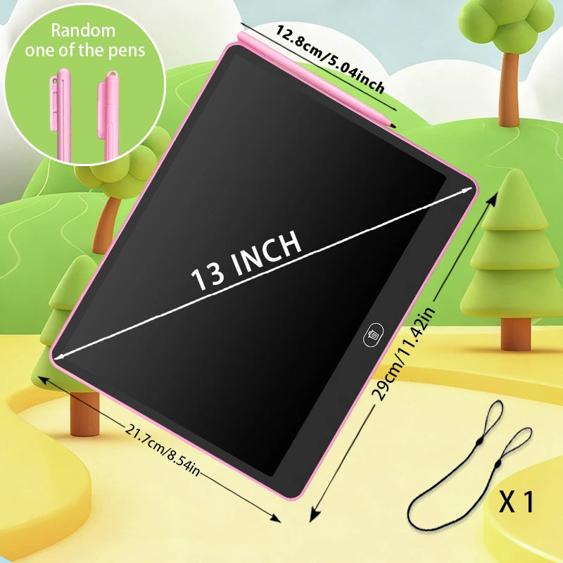 TABLETTE D'ÉCRITURE | Ardoise Magique LCD Griffonneuse™ Ecologique #11-13-16