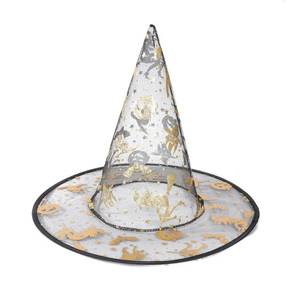 Chapeau de Sorcière en Gaze pour Halloween| Déguisement et décoration🧙🎩