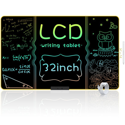 32/28/20/16 Inch Electronic Drawing Board USB Rechargeable LCD Writing Tablet Drawing Painting Educational Learning Toy for Kids