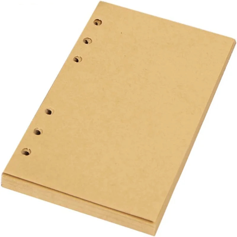Retro Notebook Traveler Diary Leather Soft Cover Small Size 13x9cm Replaceable Kraft Paper Inner Notebooks & Notepads