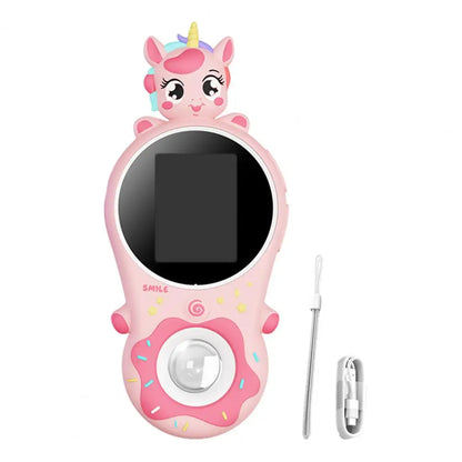 Kids Digital Microscope 200X Mini Portable Pocket Microscope Camera with 2-Inch IPS Screen Built-in 8 LEDs Magnifying Glass Toy