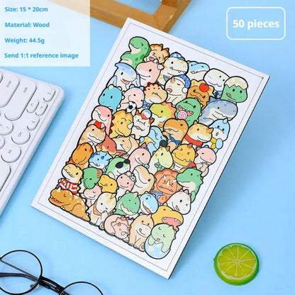 PUZZLE ENFANT 5 ANS | Puzzle 50 pièces animaux cachés MYSTÈREPuzzle™