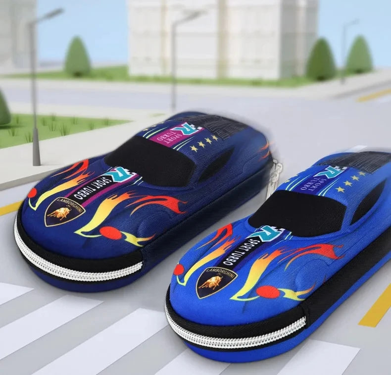 TROUSSE SCOLAIRE GARÇON| Voiture de Course 3D La Rentrée en FORMULE-1