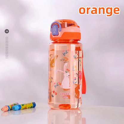 GOURDE ENFANT| Paille en sillicone, sans fuite le gourde POP™