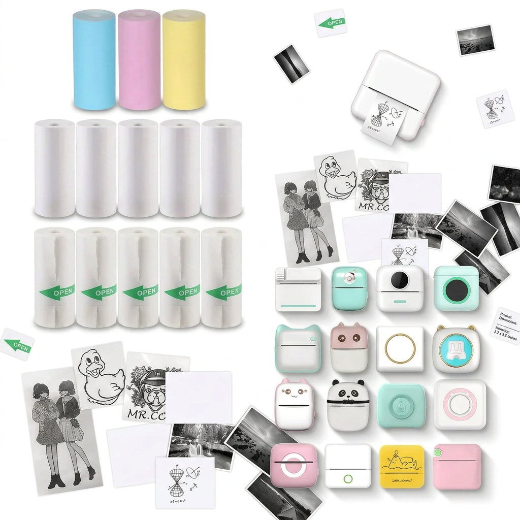 ROULEAUX DE PAPIER POUR IMPRESSION THERMAL| 3 Options