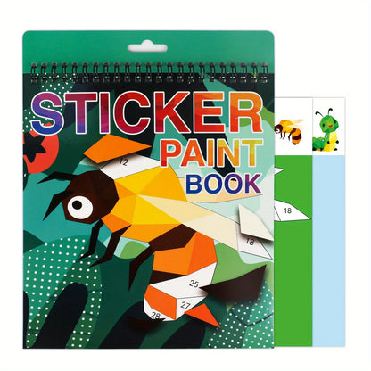 COLORIAGE MAGIQUE MATERNELLE| stickers numérotés`-Stickers-Puzzle 3-7ans