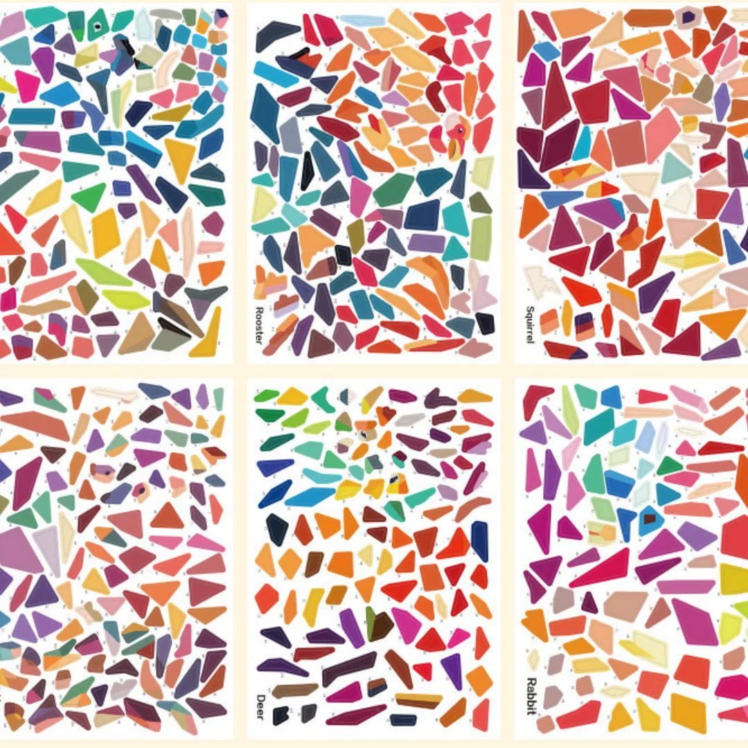 COLORIAGE PAR NUMERO | Activité créative de coloriage avec les STICKERS 3D