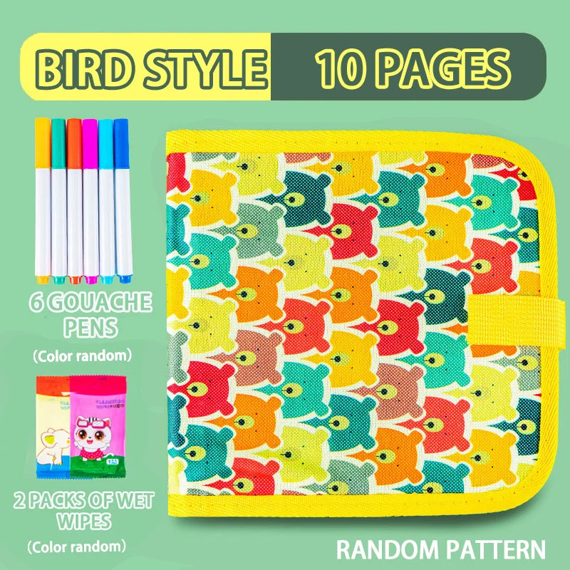 CAHIER DESSIN EFFAÇABLE | Ardoise StoryBook™ Effaçable, Multipages: 6, 10 ou 16 pages