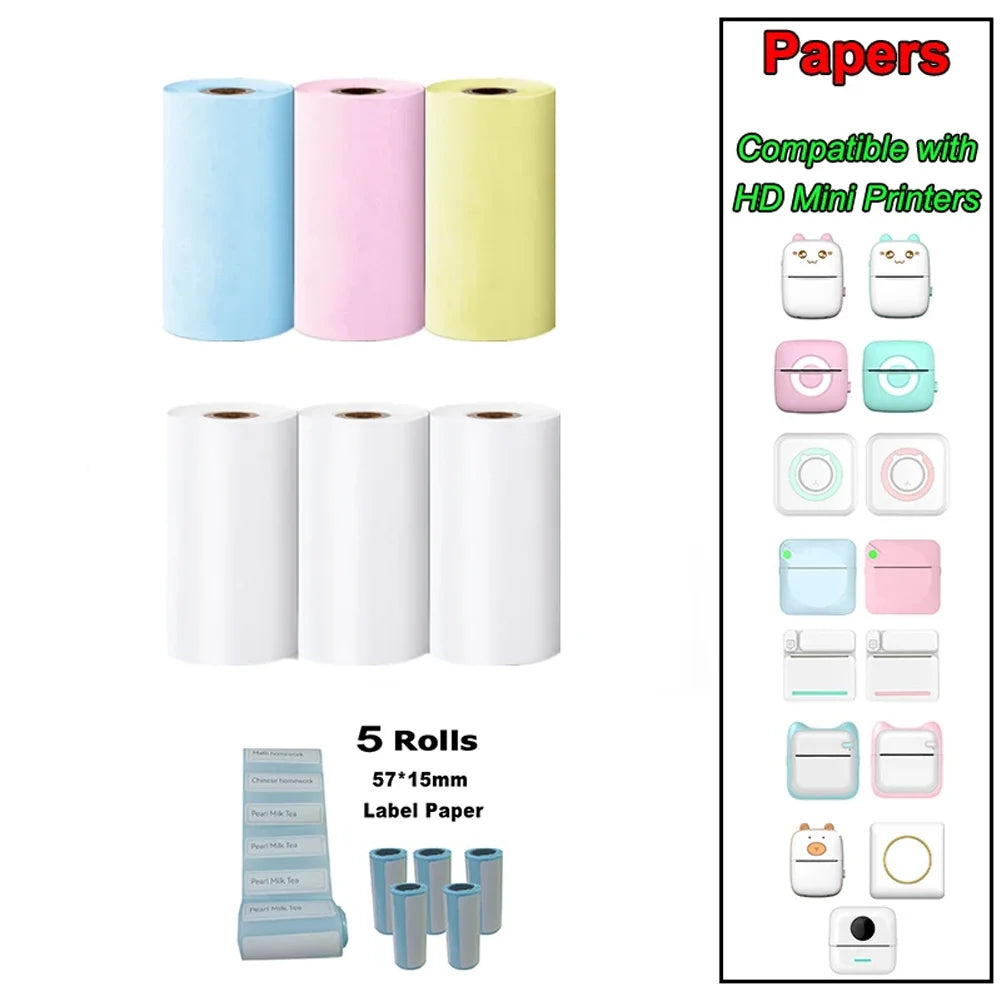 ROULEAUX DE PAPIER POUR IMPRESSION THERMAL| 3 Options