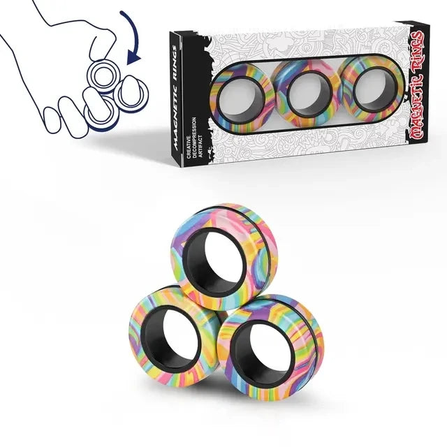 Anneaux Magnétiques Anti Stress | Fidget-Rings™