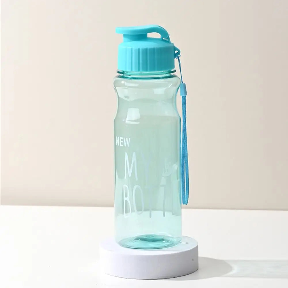 Bouteille d'eau multicolore en plastique de grande capacité