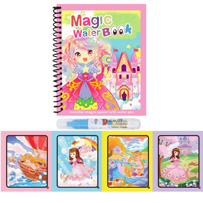 COLORIAGE MAGIQUE| Peinture Magique™ à l'eau reutilisable-Jeu Calme & autonome 2-8ans